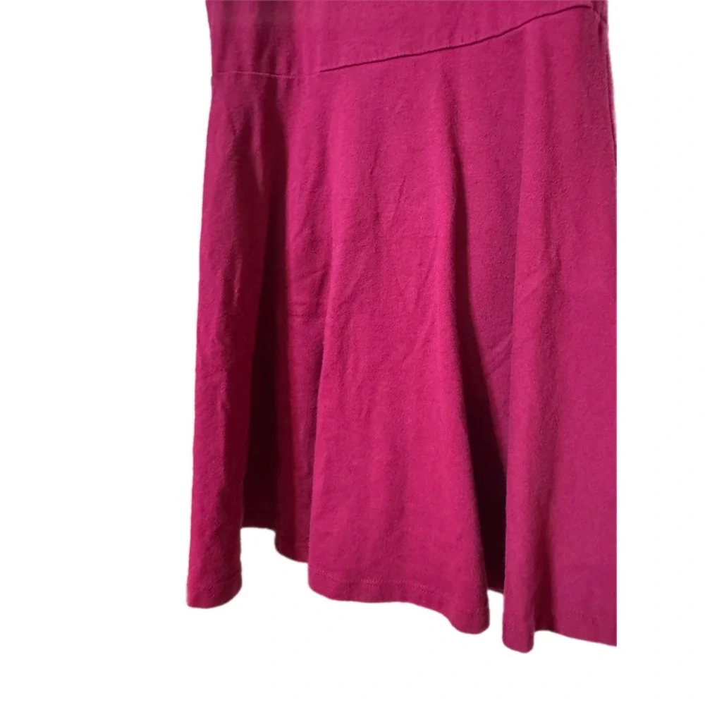 The Children's Place Skater‎ Dress Kids M 7/8 Magenta Excellent Cold Shoulder
